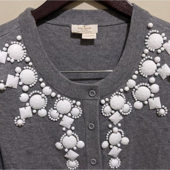 Kate Spade Dree Embellished Cardigan - Picture 4 of 8